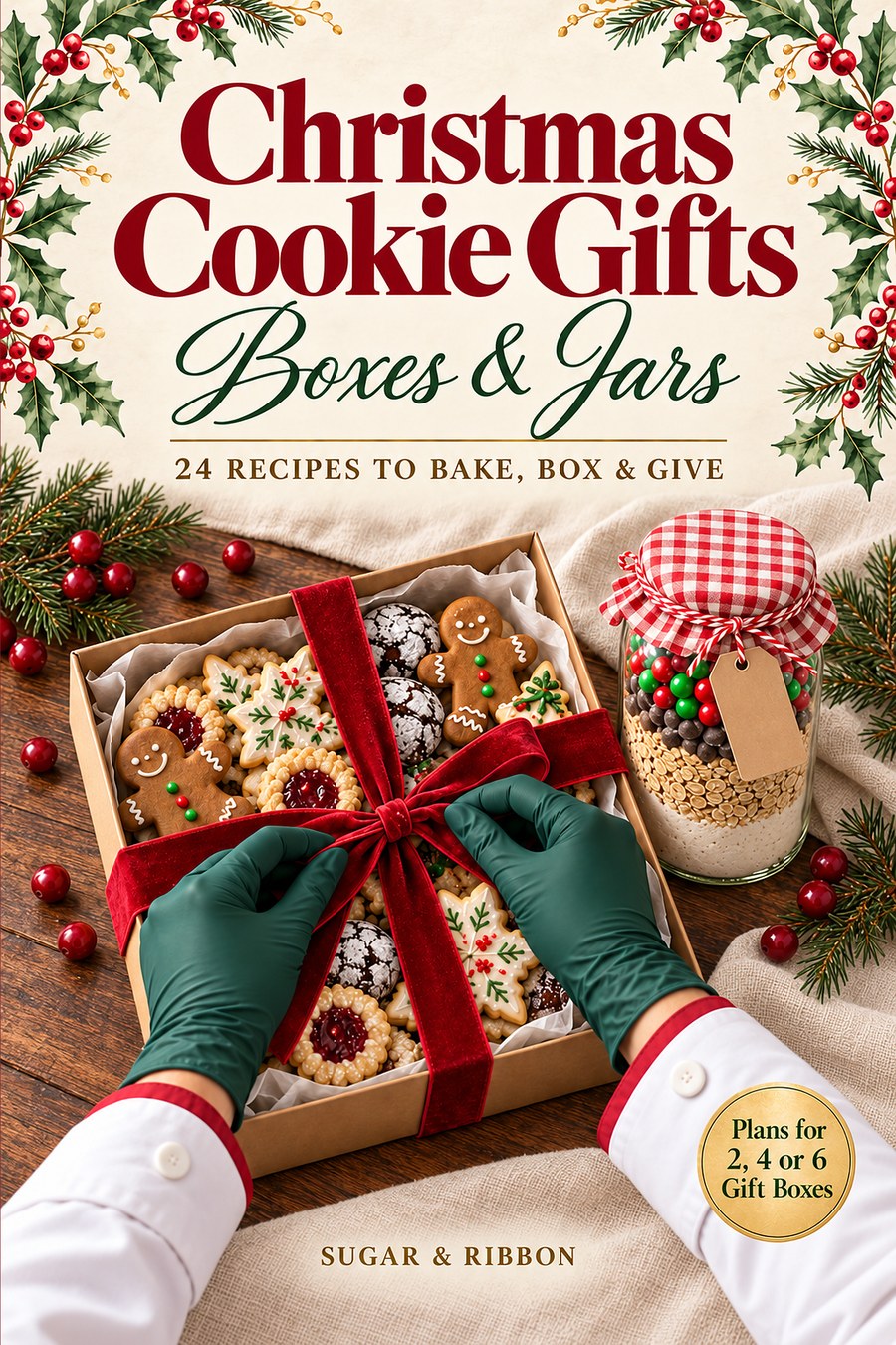 Cover of Christmas Cookie Gifts: Boxes and Jars